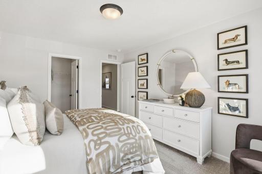 3rd of 3 secondary bedrooms, each with its own walk-in closet!