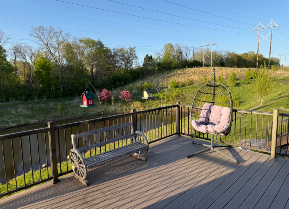 Beautiful view from your deck, too!