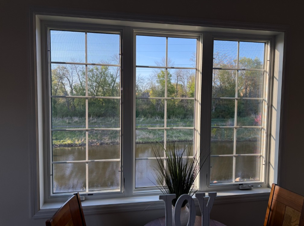 You'll love the view from the sunroom