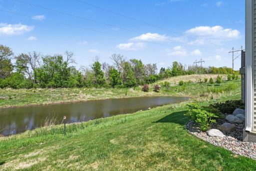 The pond wildlife will keep you entertained all year