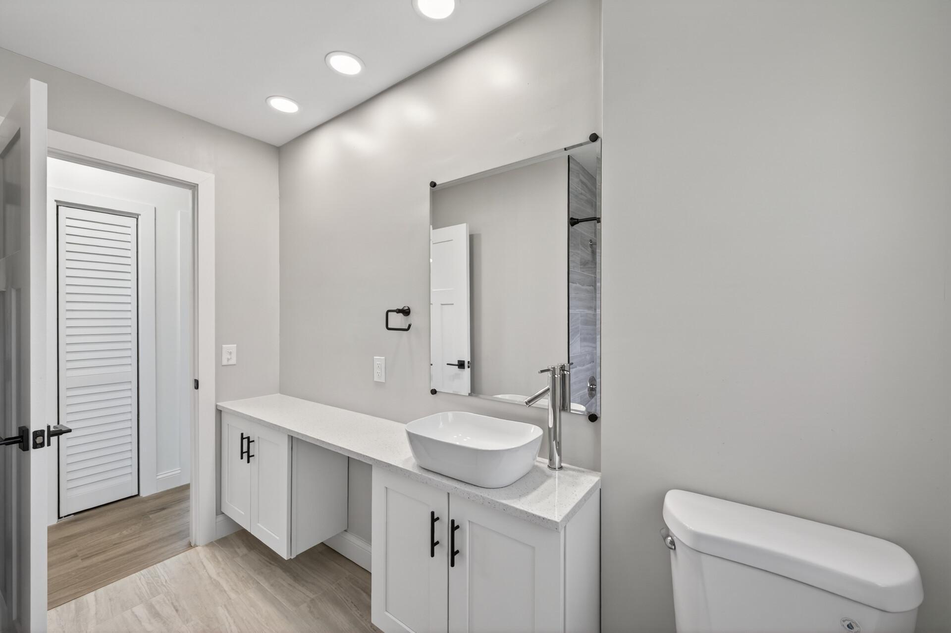 Main-level bathroom
