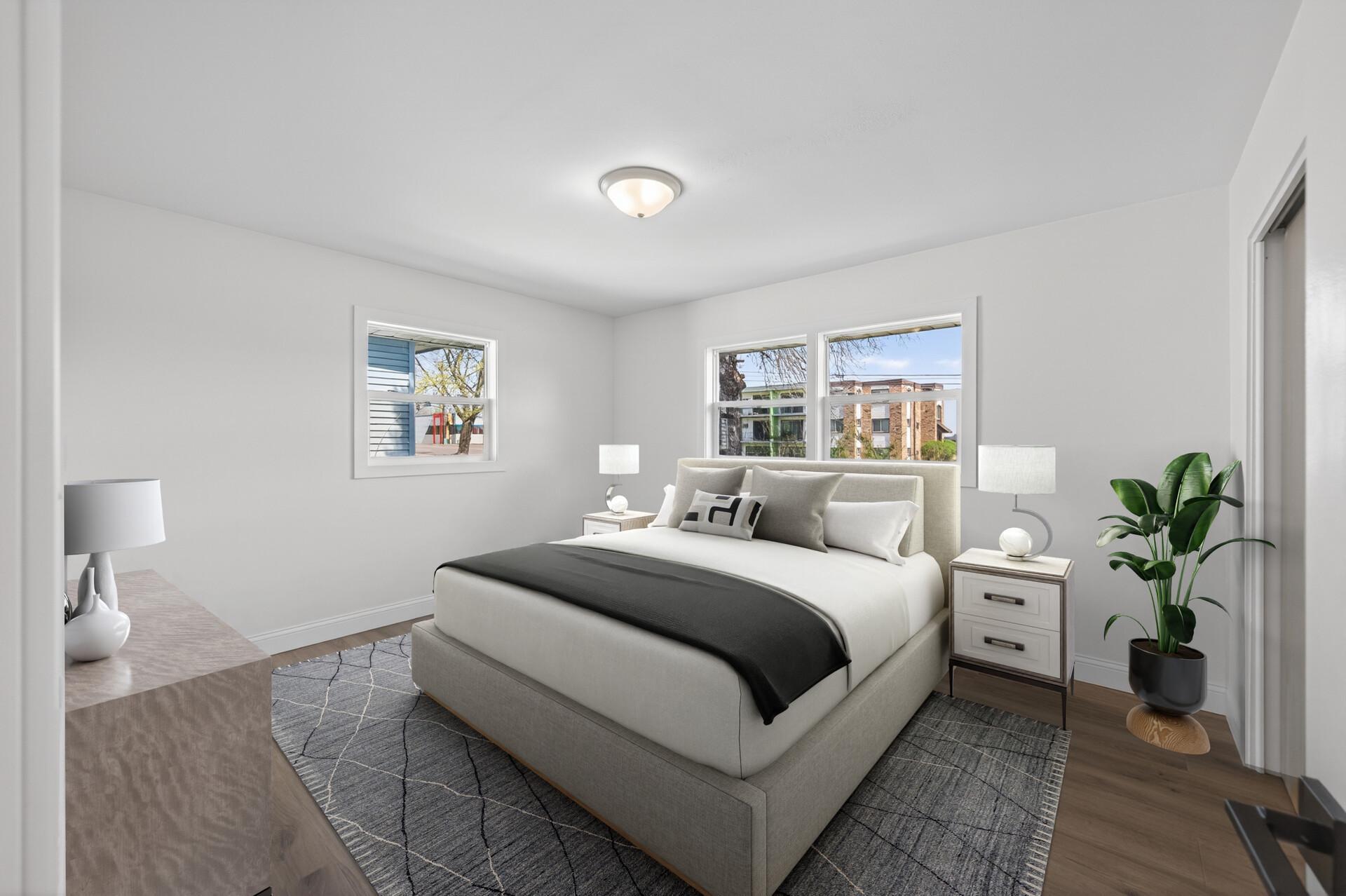 Bedroom 1 - virtually staged