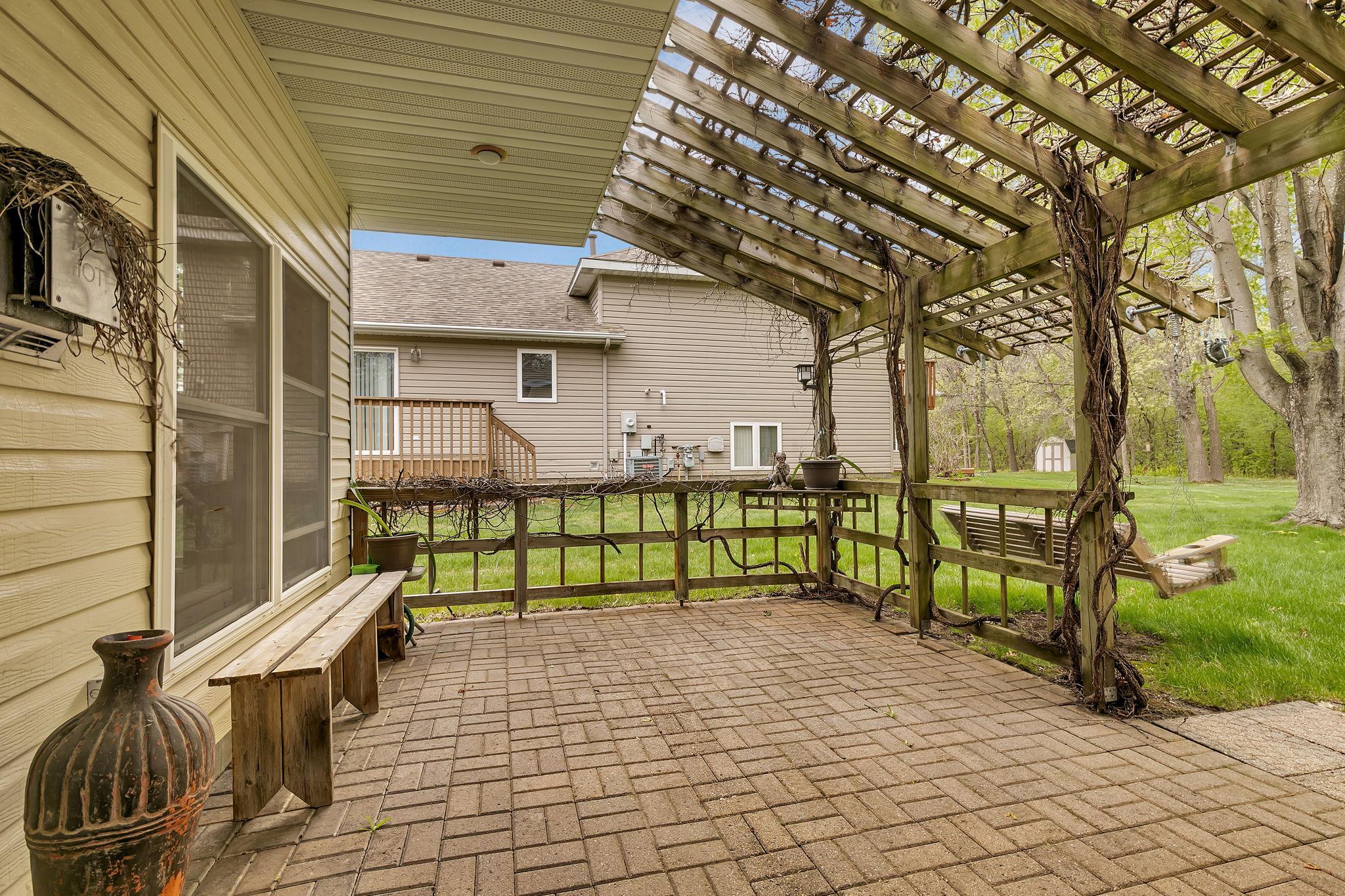 Patio off of 4 season porch