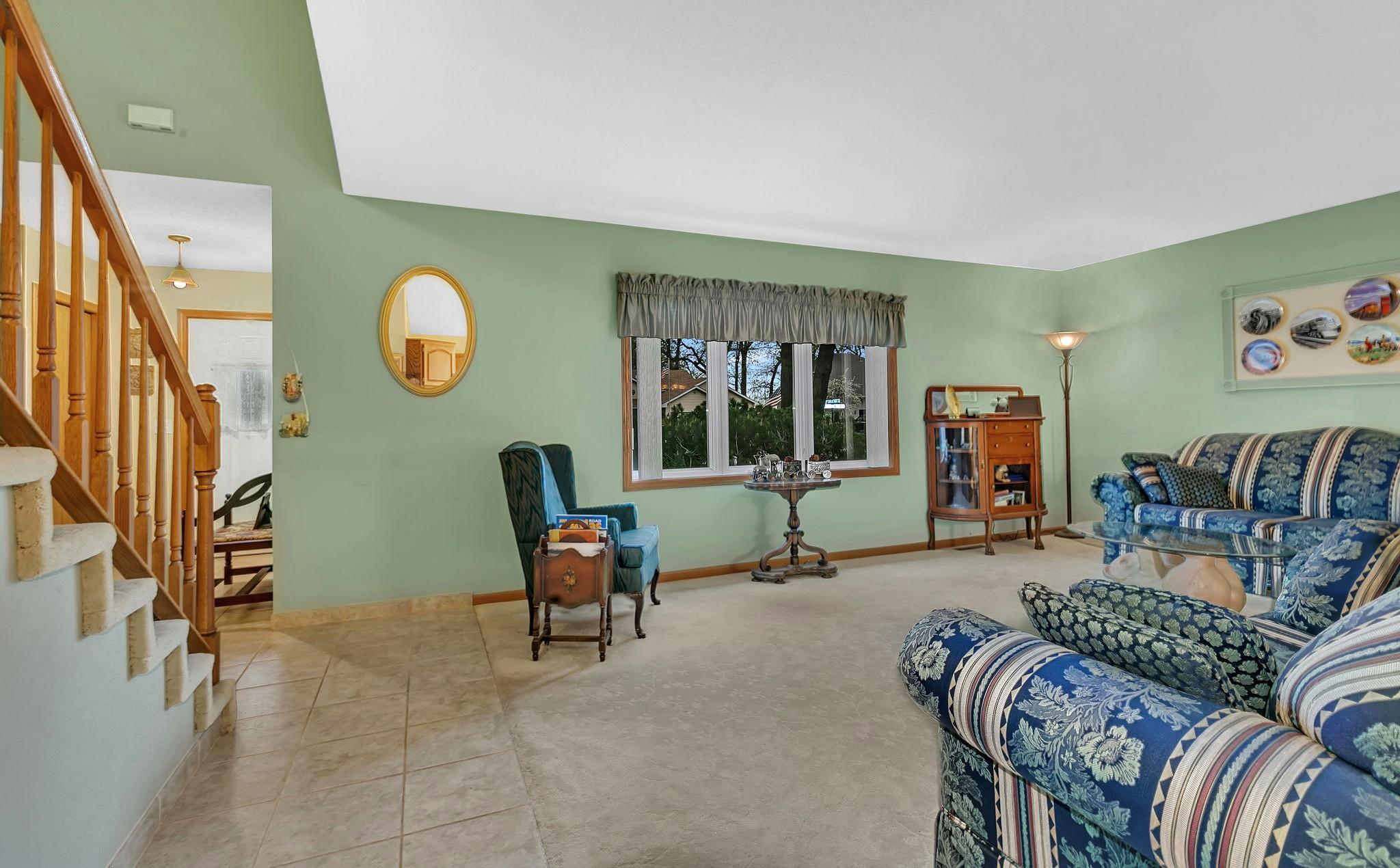 Large window in living room