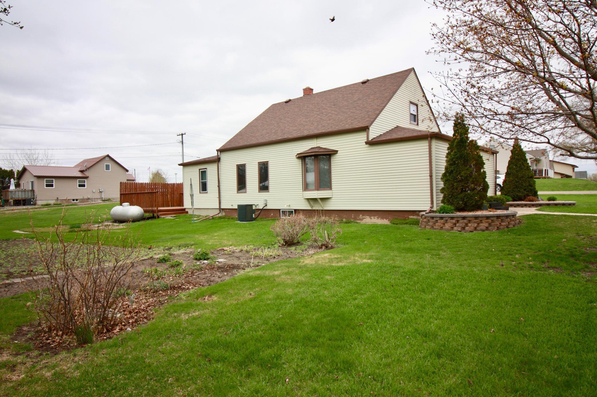 South side garden area