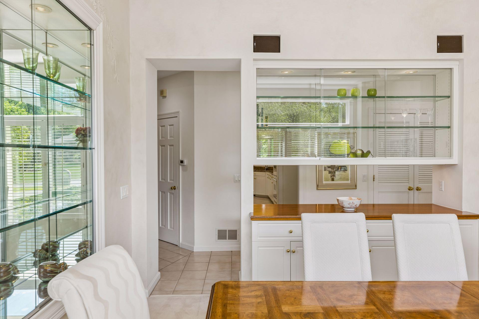 Custom built cabinetry