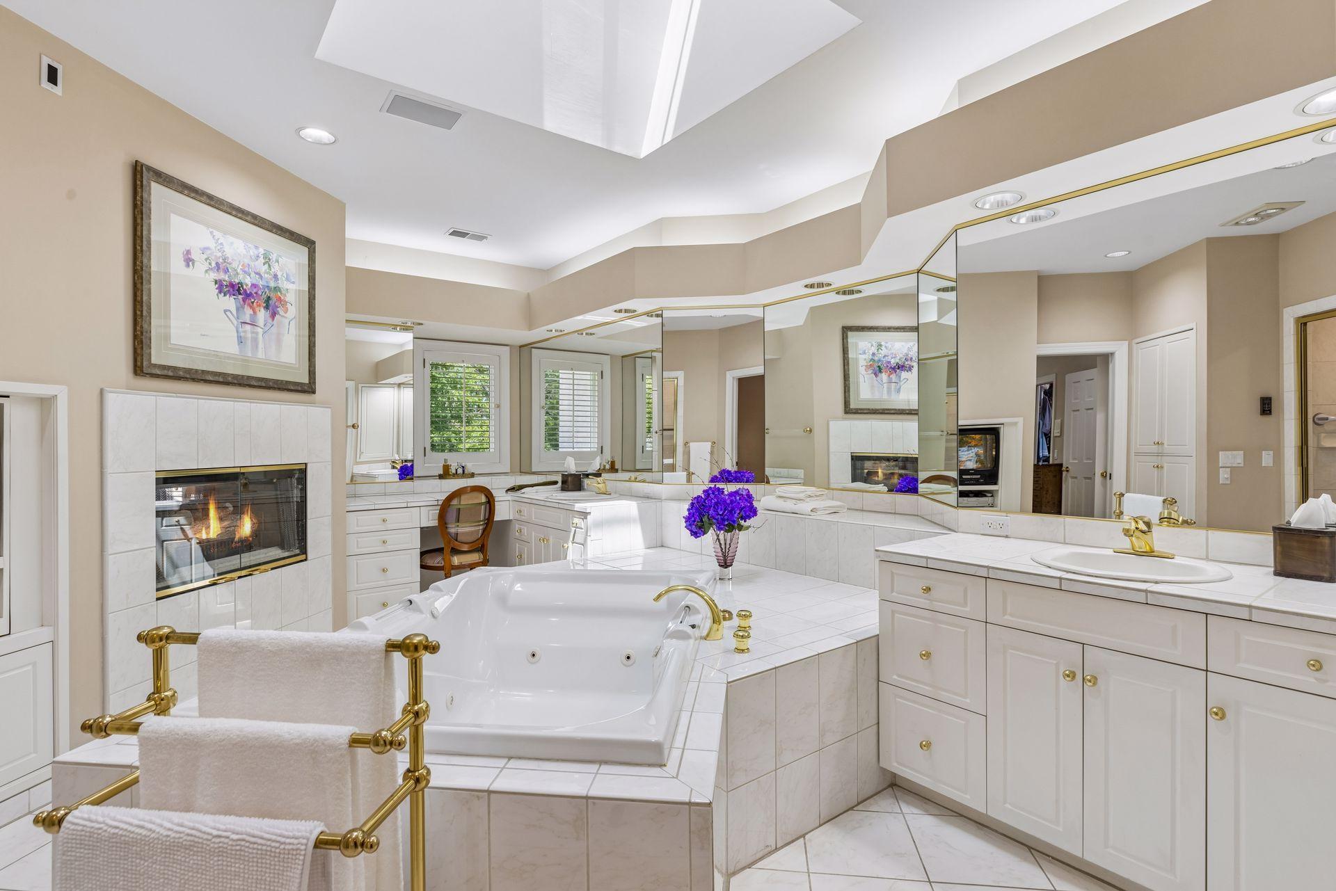 En suite bathroom