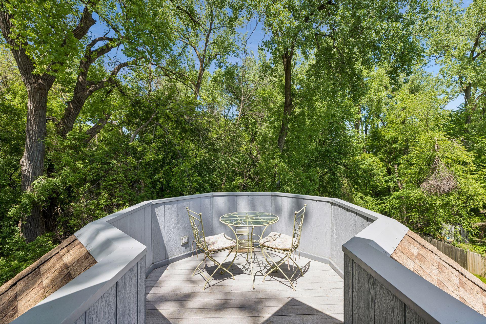 Coffee on your own private primary deck