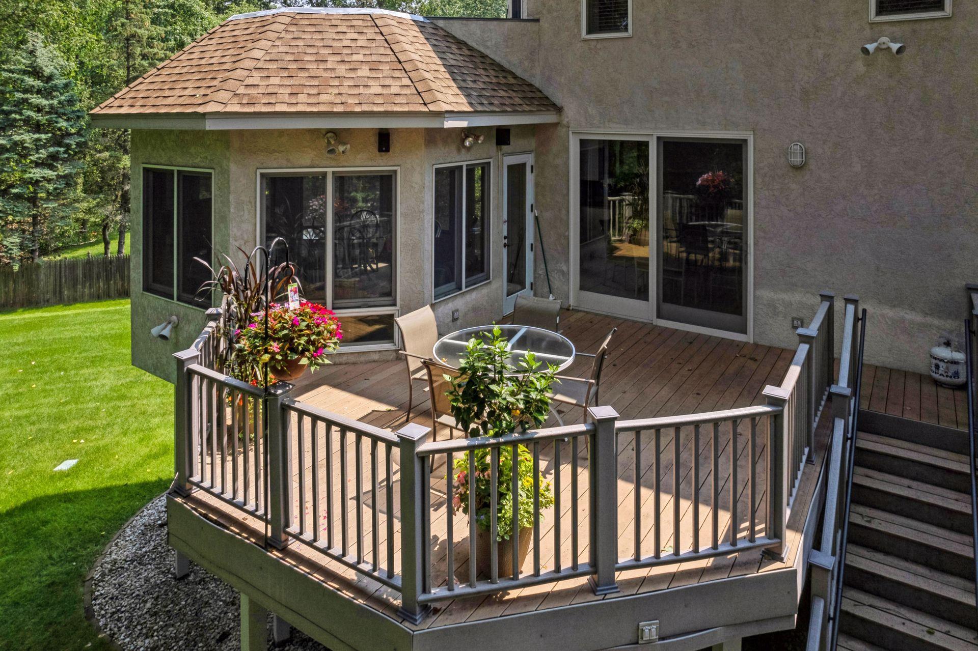Deck view taken last summer