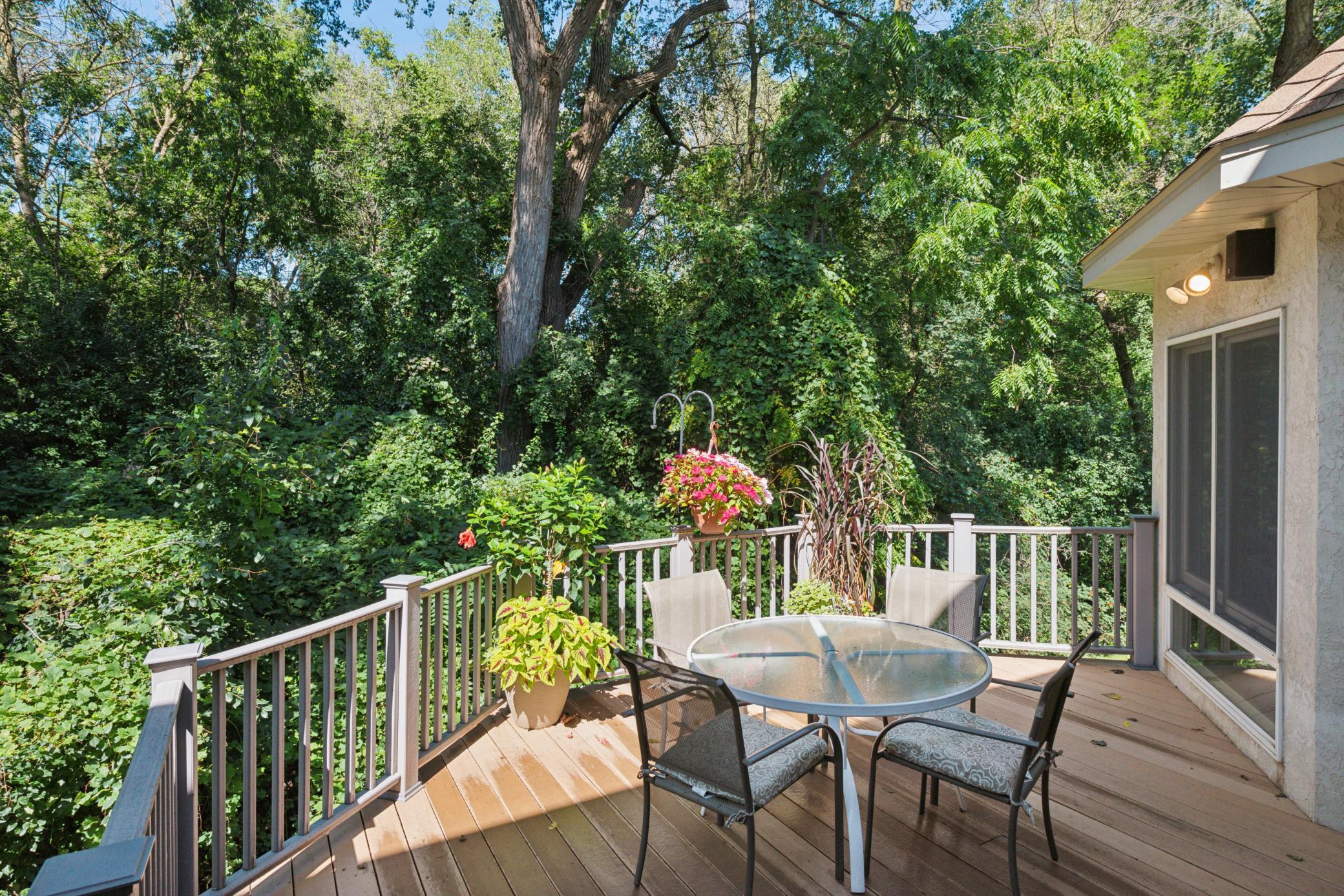 Private Trex deck