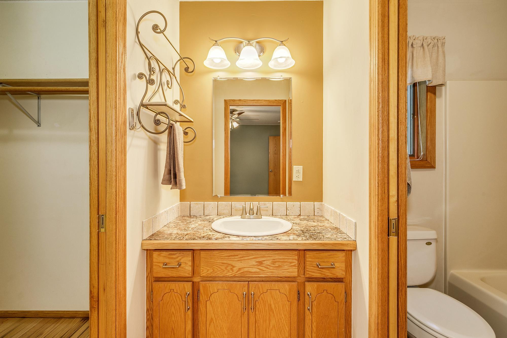 Master Bath with Updates and New Flooring