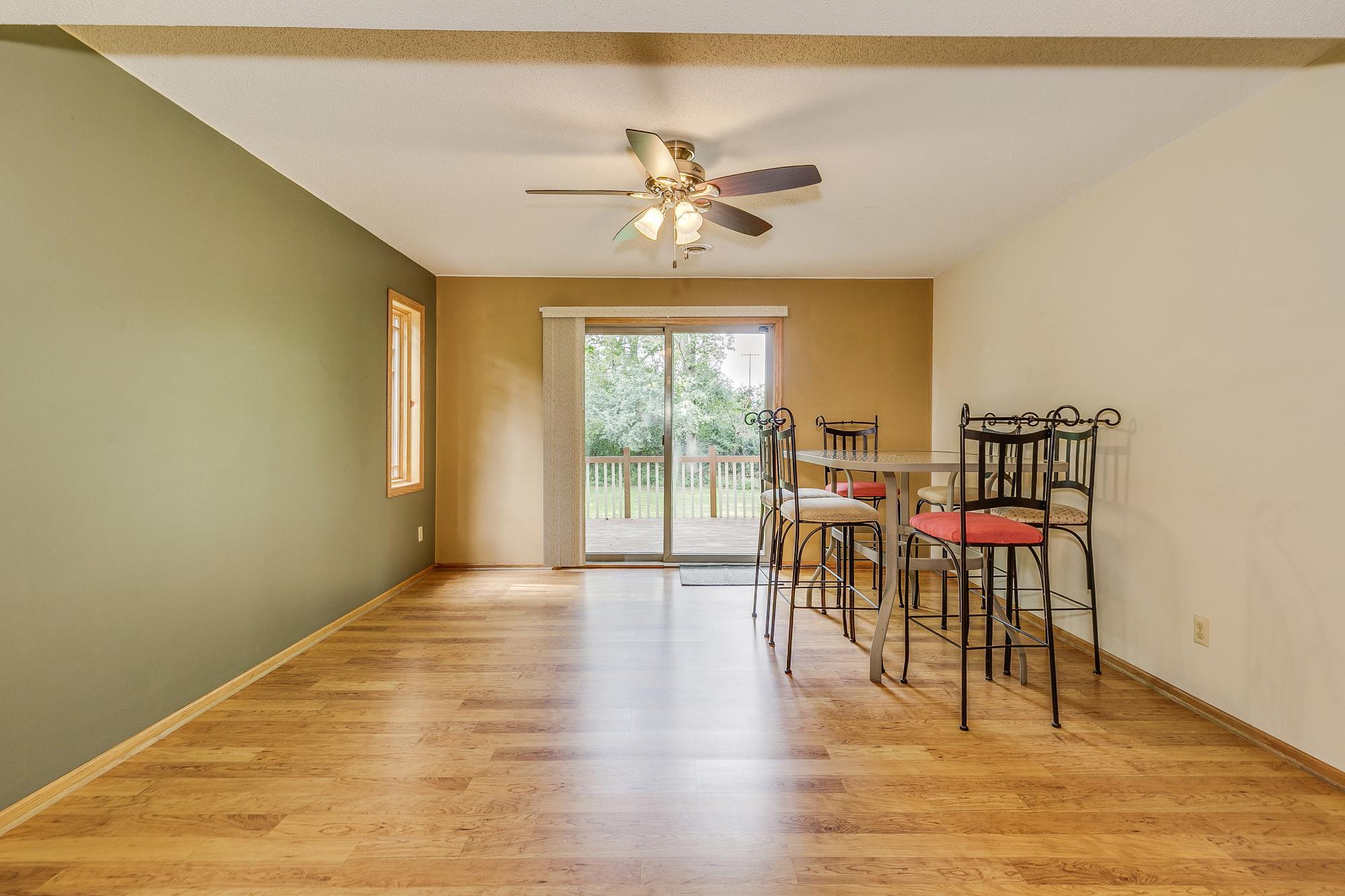 Flex Room with walkout to refinished decks and back yard. Great for Office, Exercise Room, Craft Room or Game/Play Area!