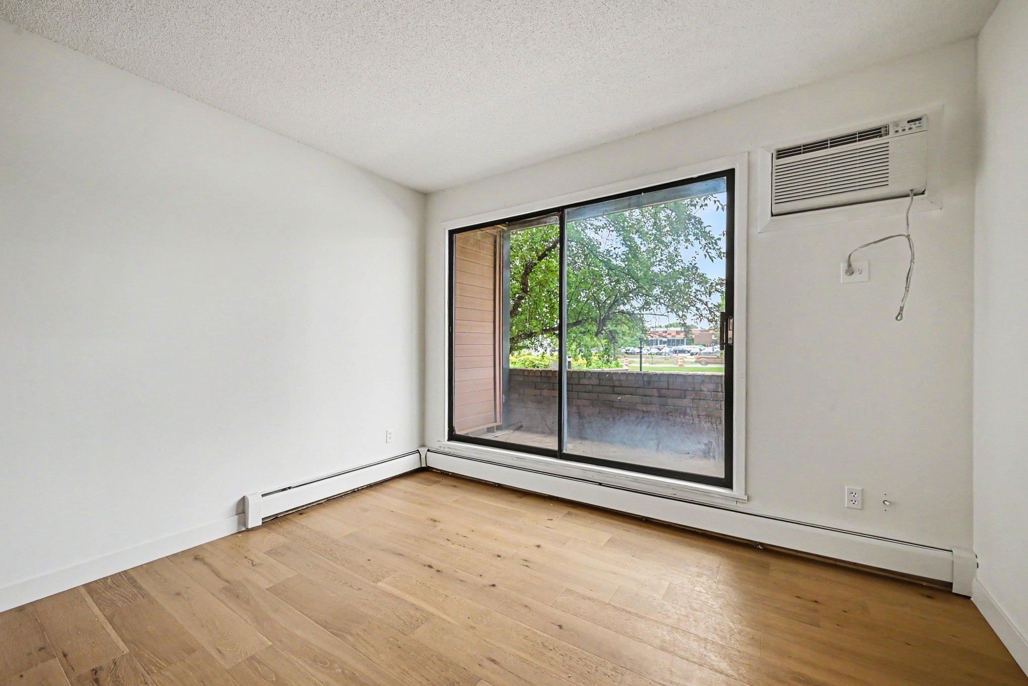 East Facing Sliding Glass Door