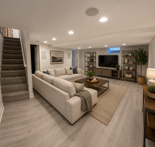 Cozy modern basement living room.png