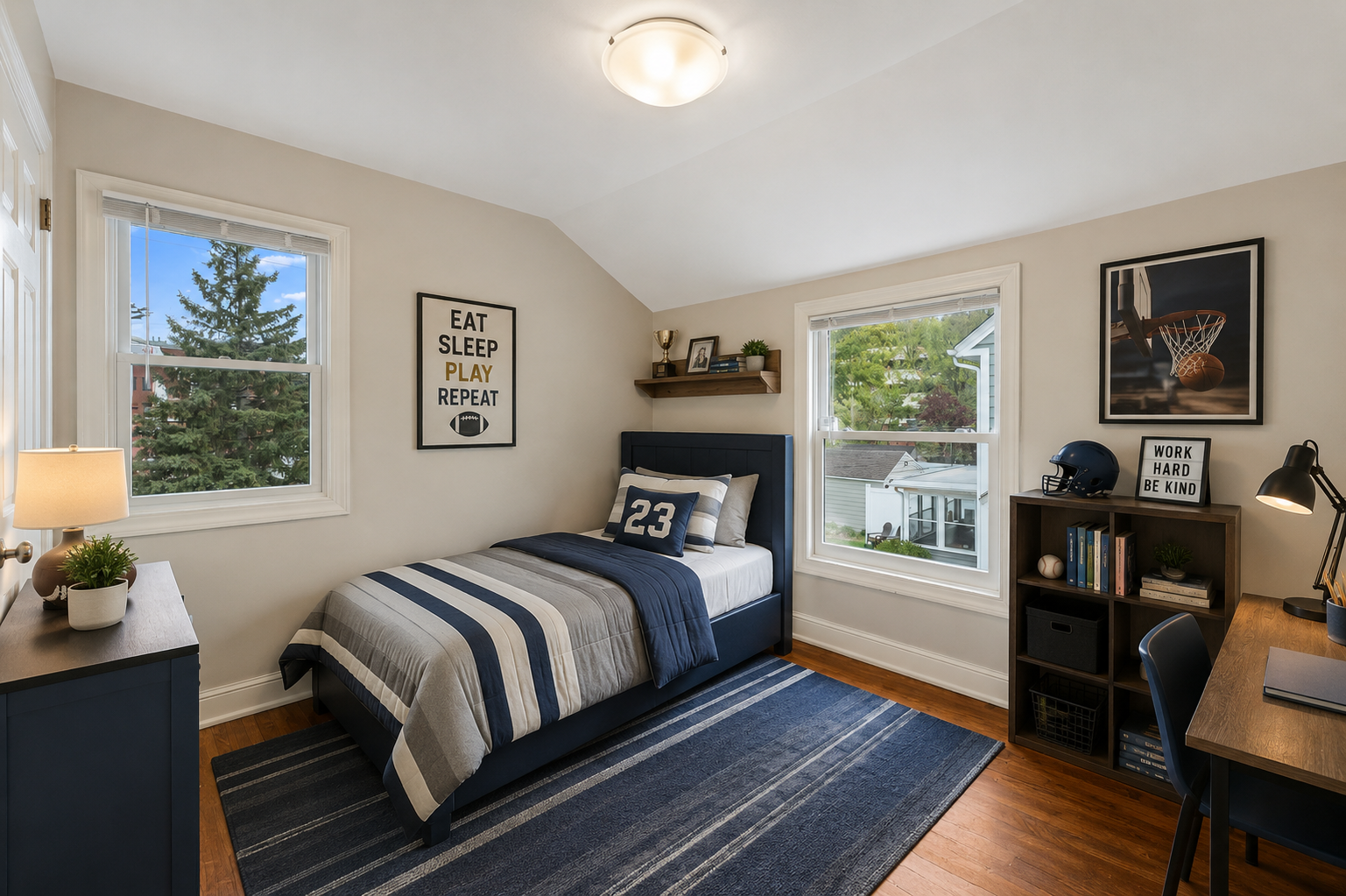 Sporty teen bedroom with modern touches.png