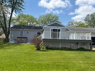 Great outdoor space with deck, patio and large fenced yard.