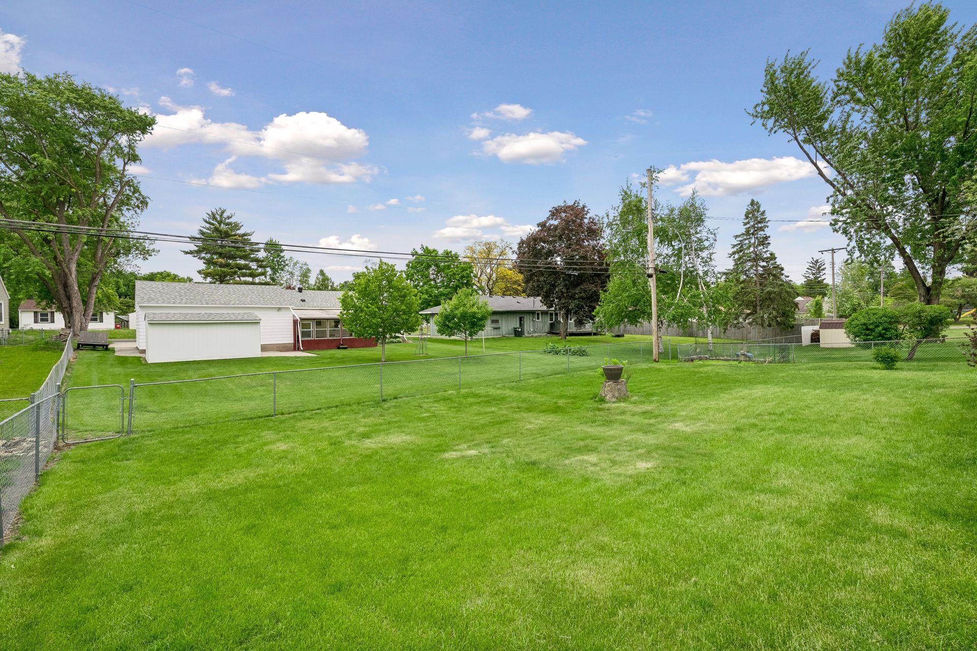 Huge, fully fenced back yard. Lots of space to play, keep pets safe, garden and entertain.
