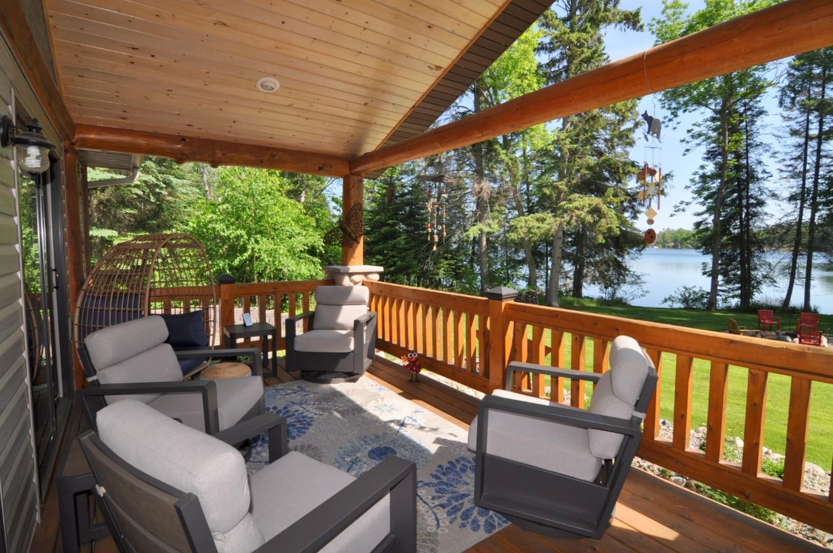Lakeside Covered Porch