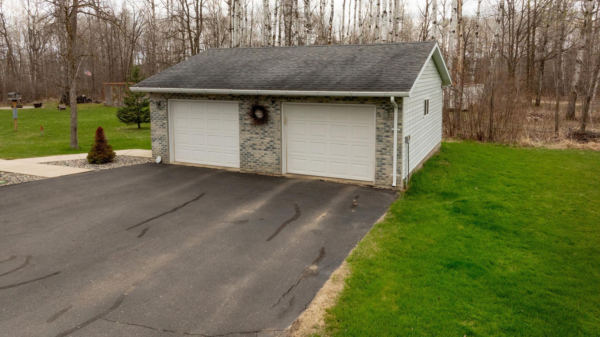 2 Stall Heated Garage with drains