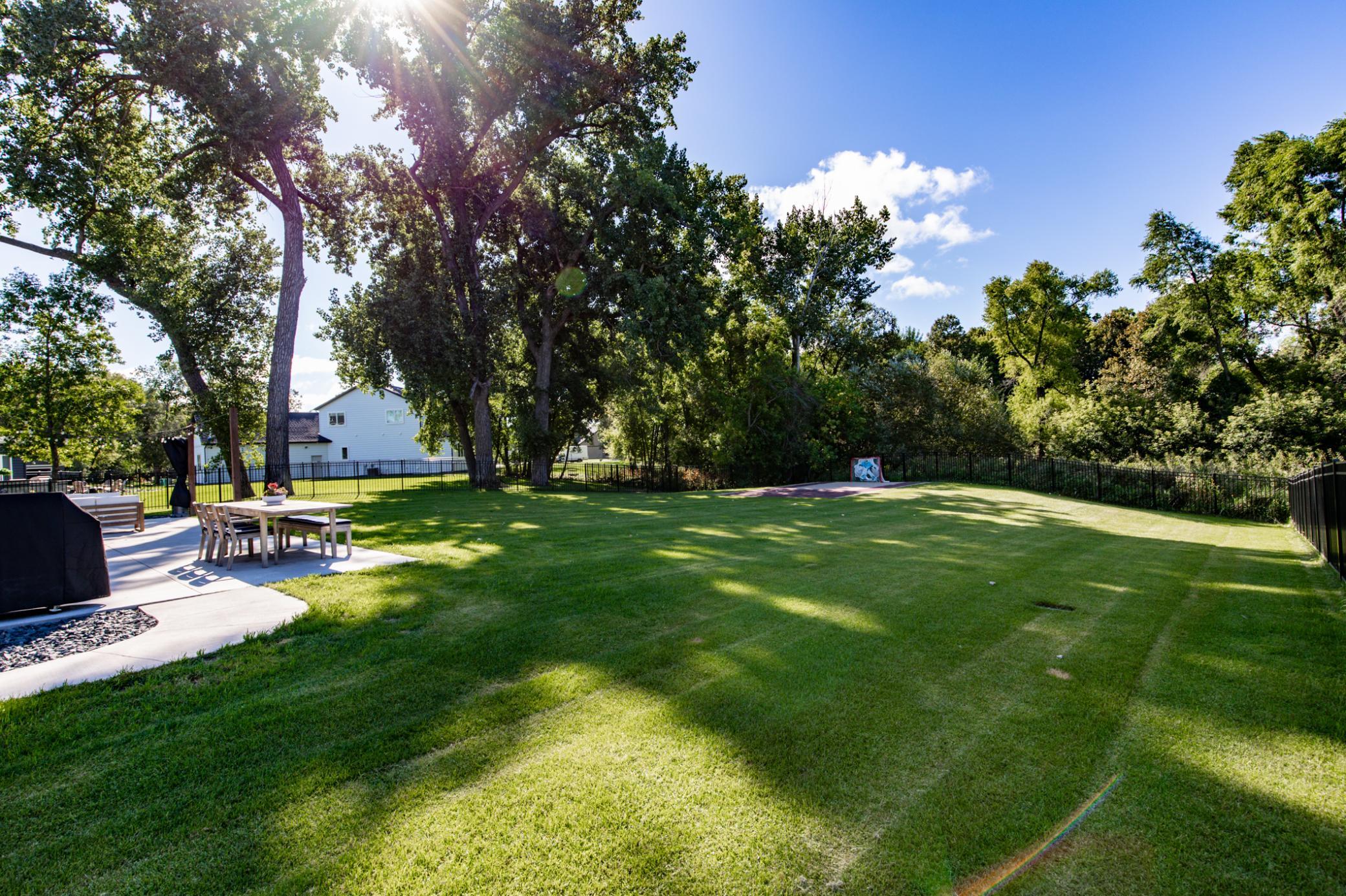 Landscaped Backyard