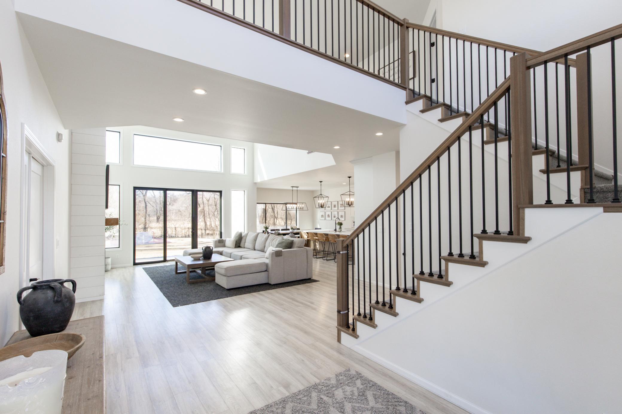 View from Front Hall to Living Room