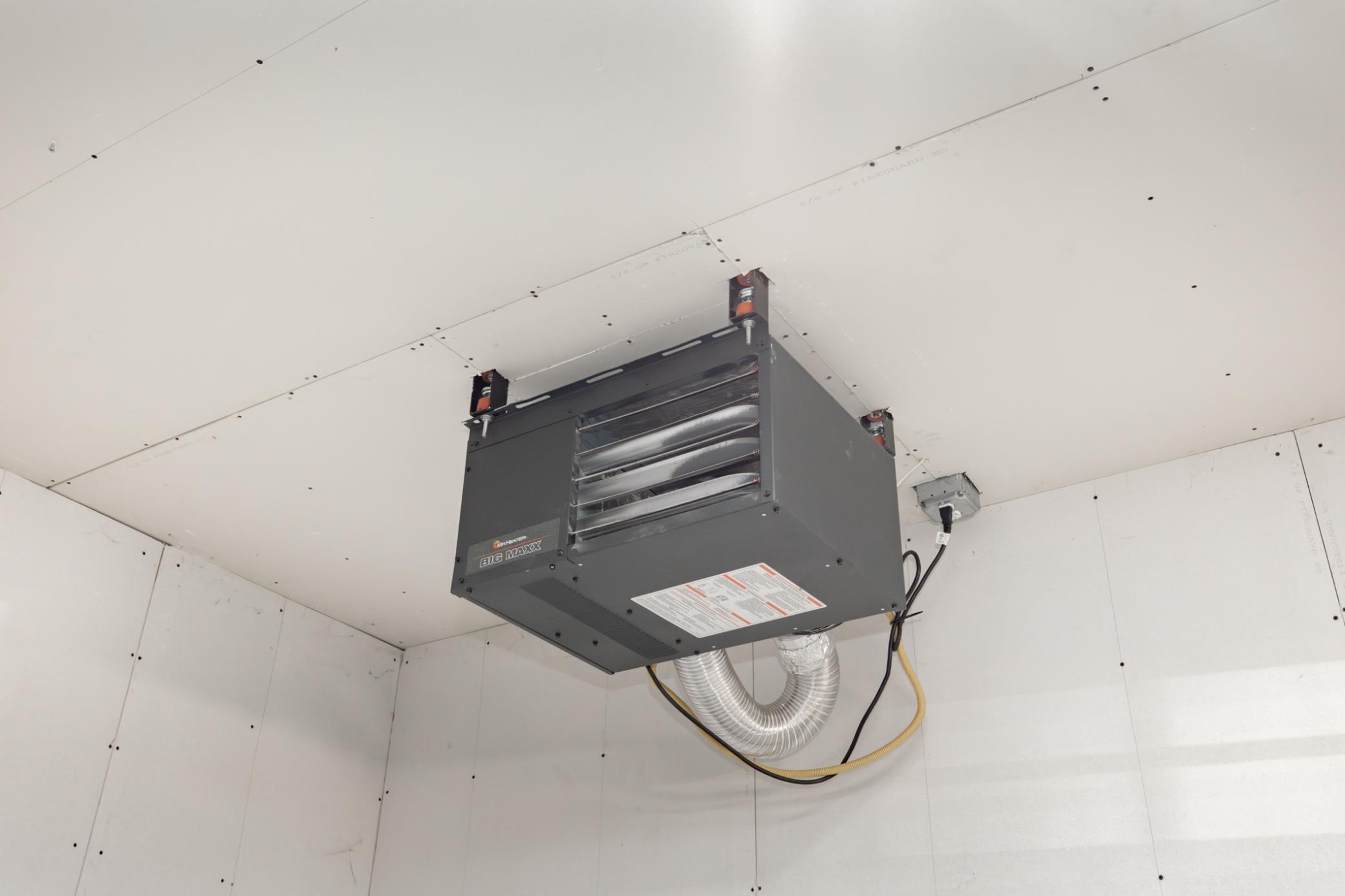 Heated garage