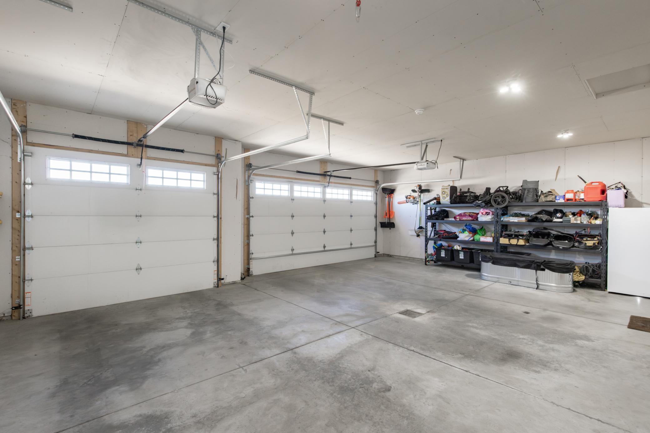 Heated garage