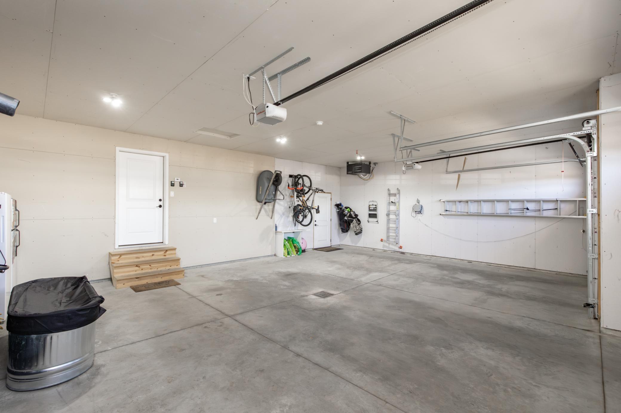 Heated garage