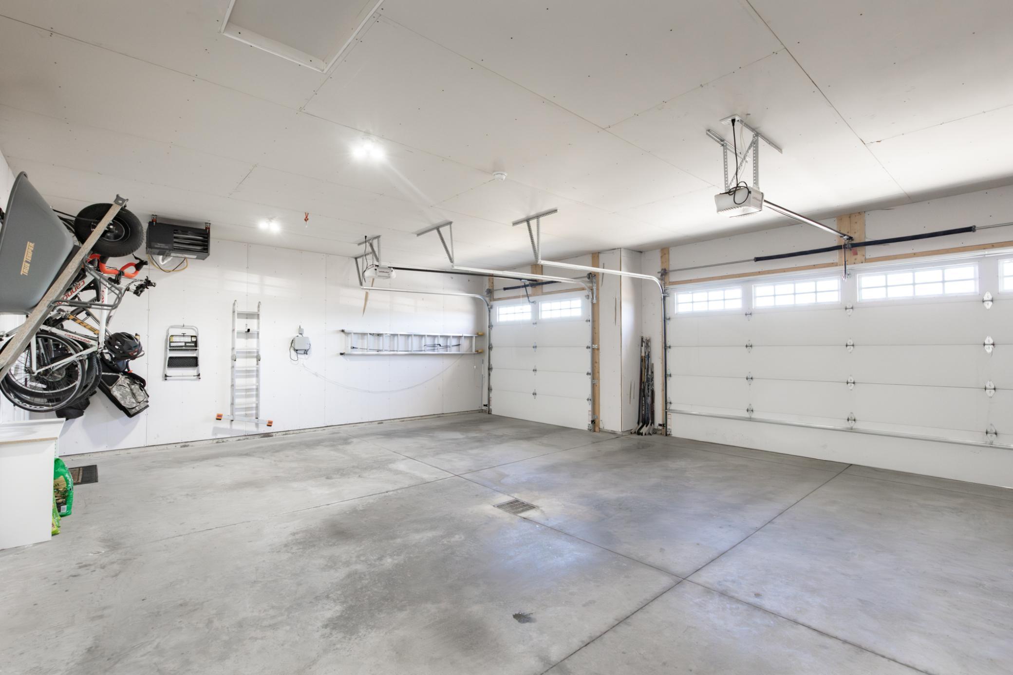 Heated garage