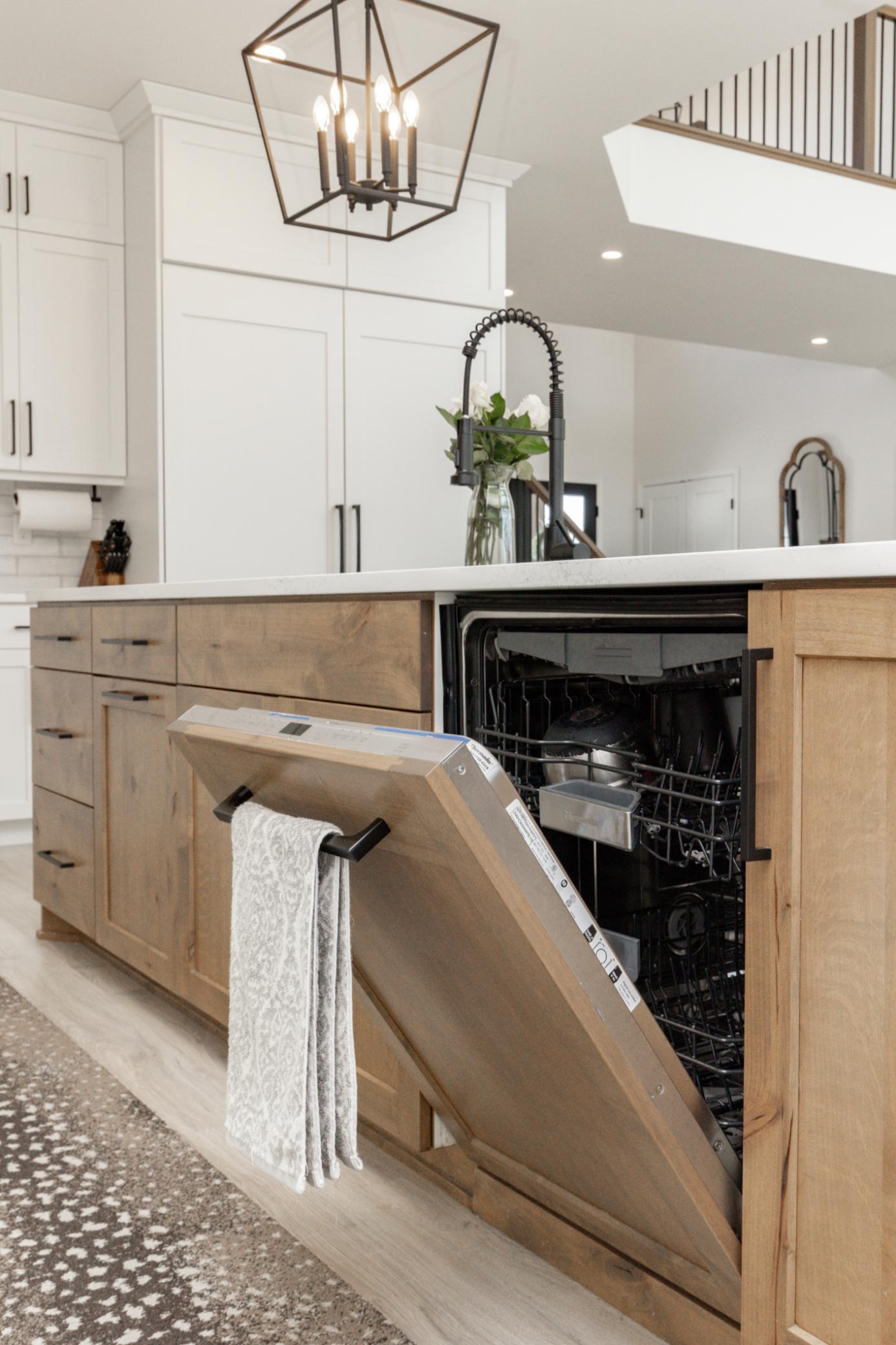 Paneled dishwasher