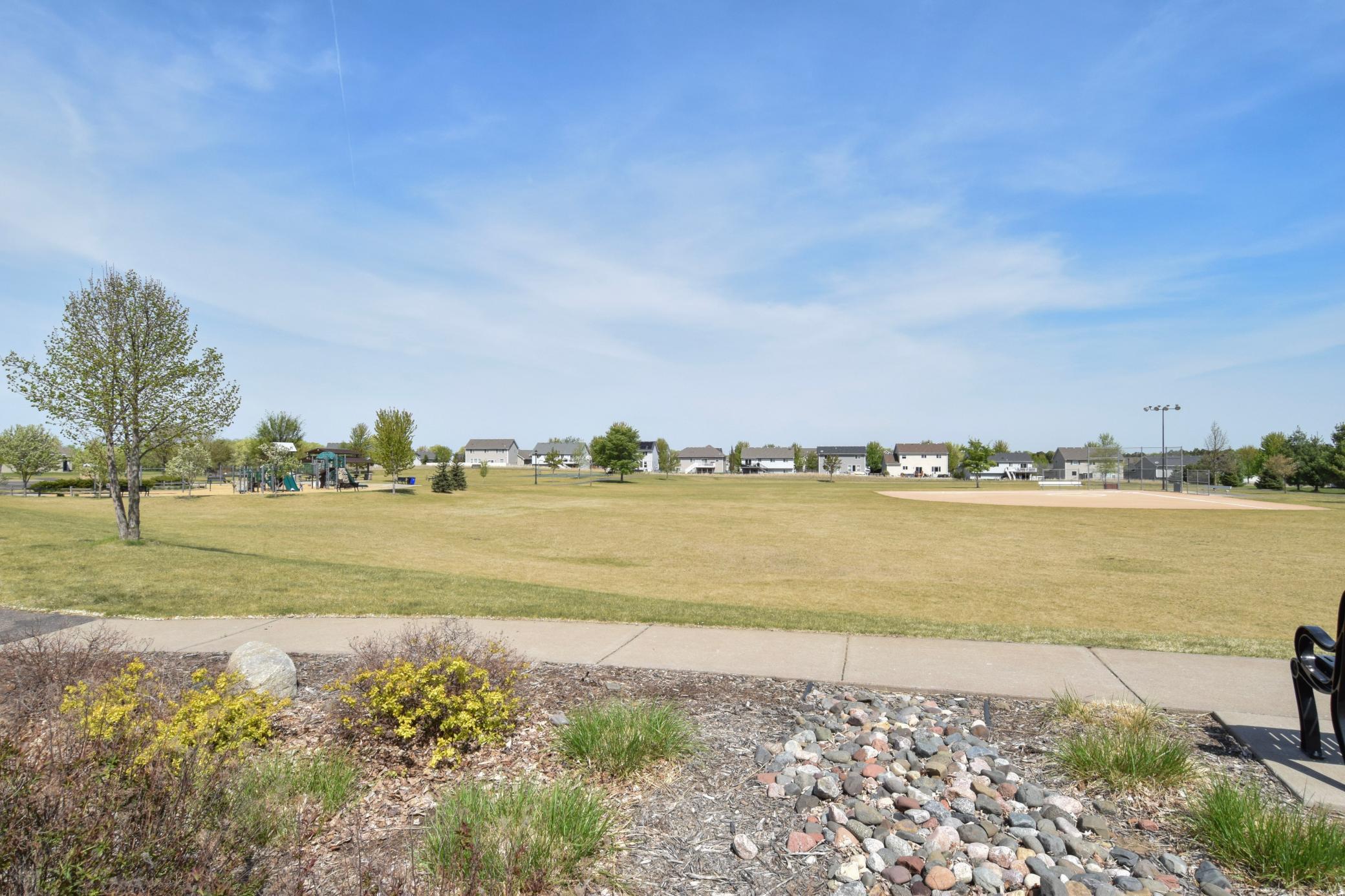 Park is just walking distance from the home.