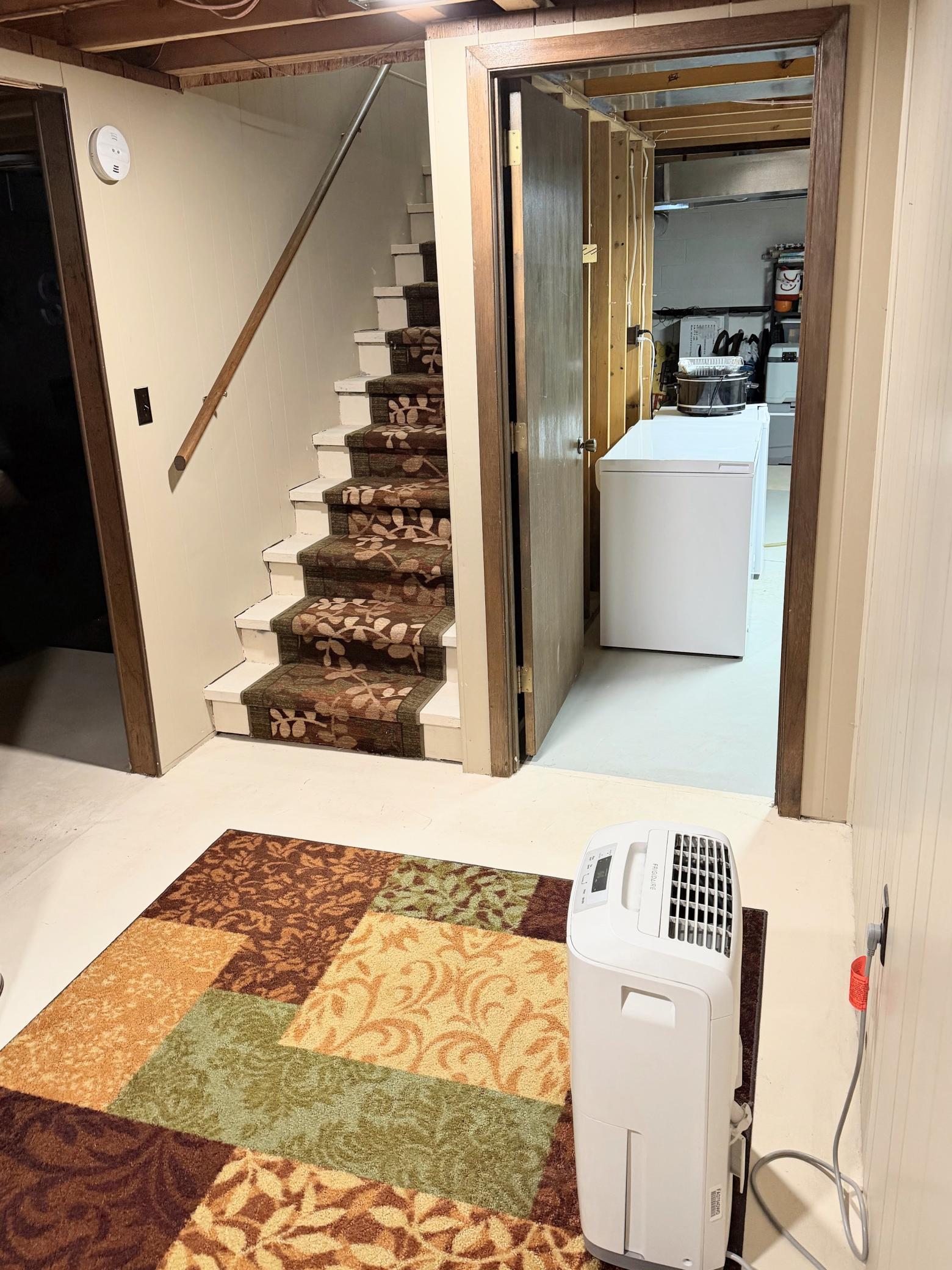 Stairs and storage