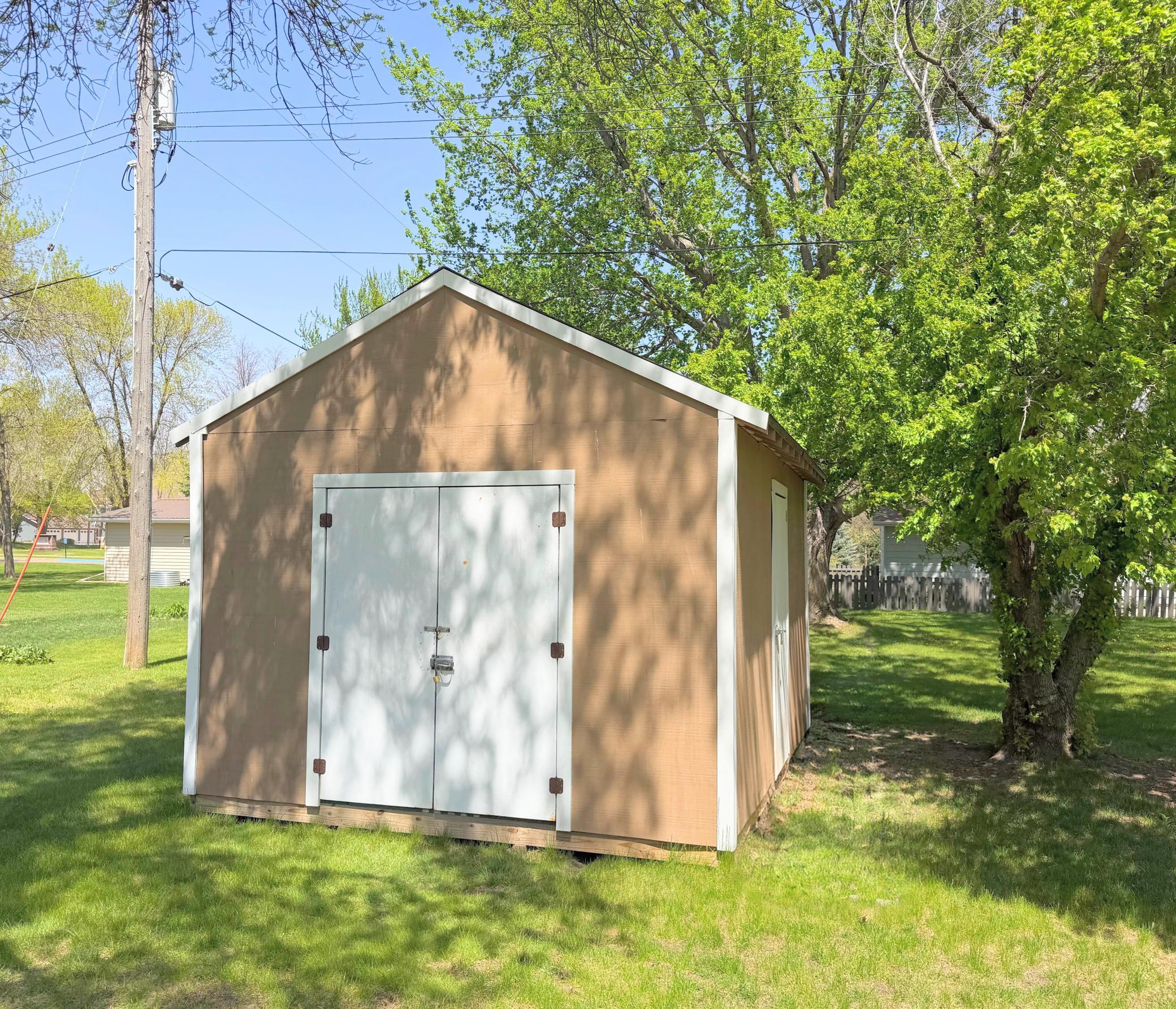 Backyard shed
