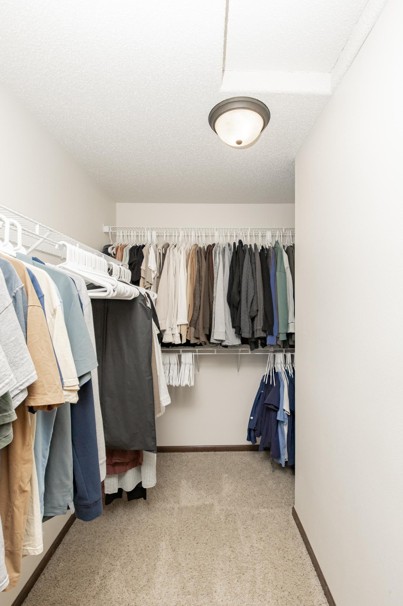 Walk-in Closet - Primary Bedroom