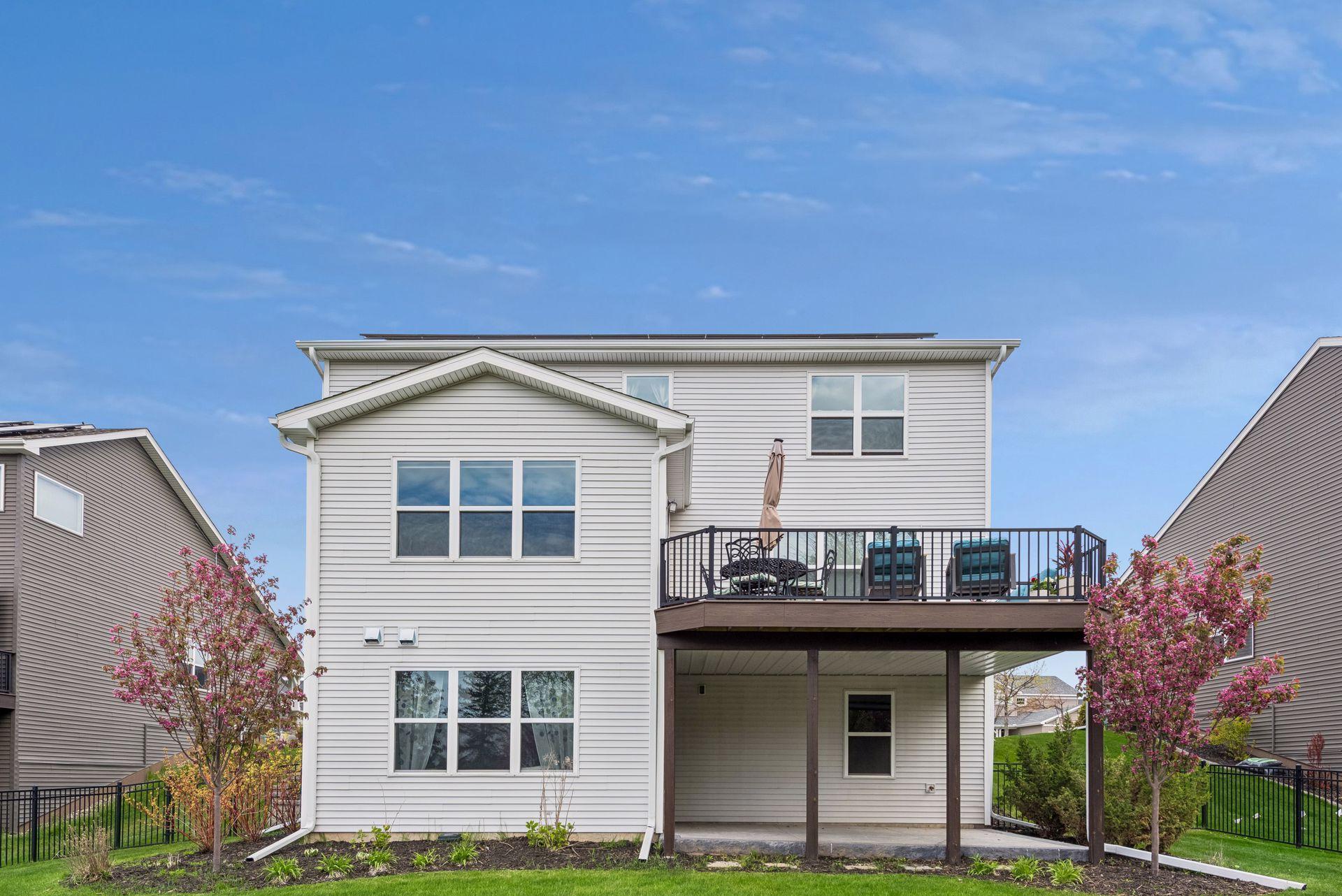 Rear of home
