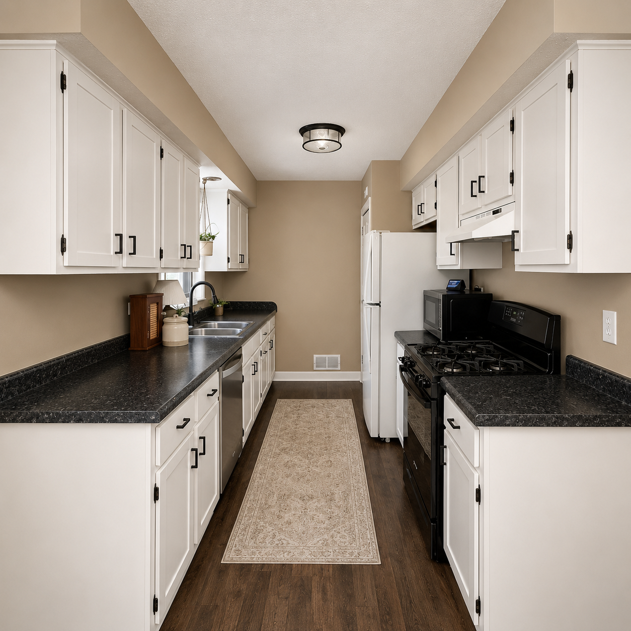 Updated cabinetry