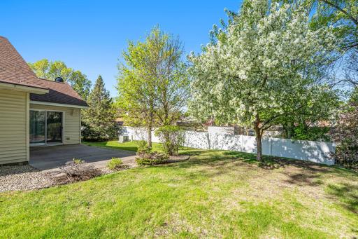 Beautiful and peaceful backyard featuring a large patio perfect for grilling, entertaining, or relaxing. Enjoy scenic views next to the pond and nature reserve while listening to the birds in the morning.