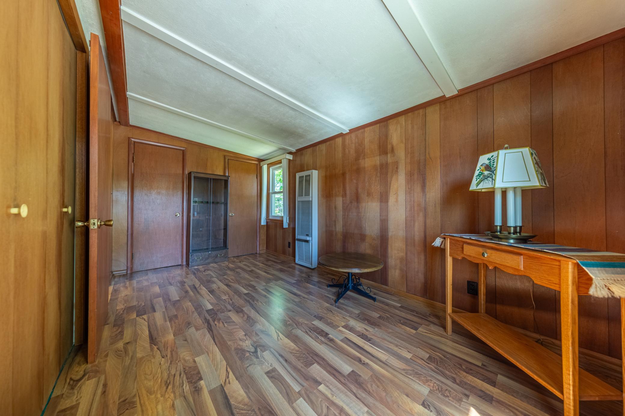 1 of 3 bedrooms on the main level