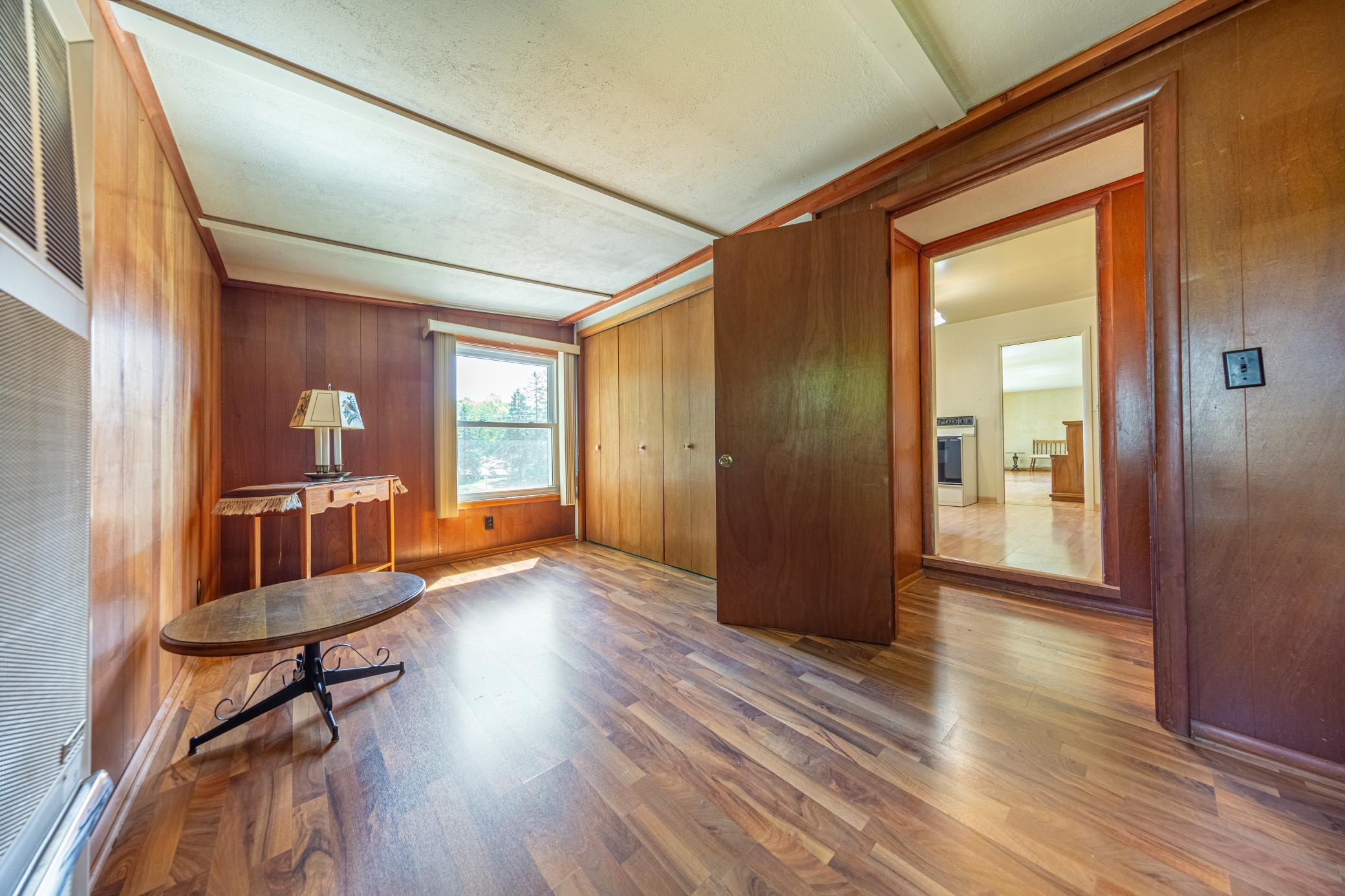 1 of 3 bedrooms on the main level