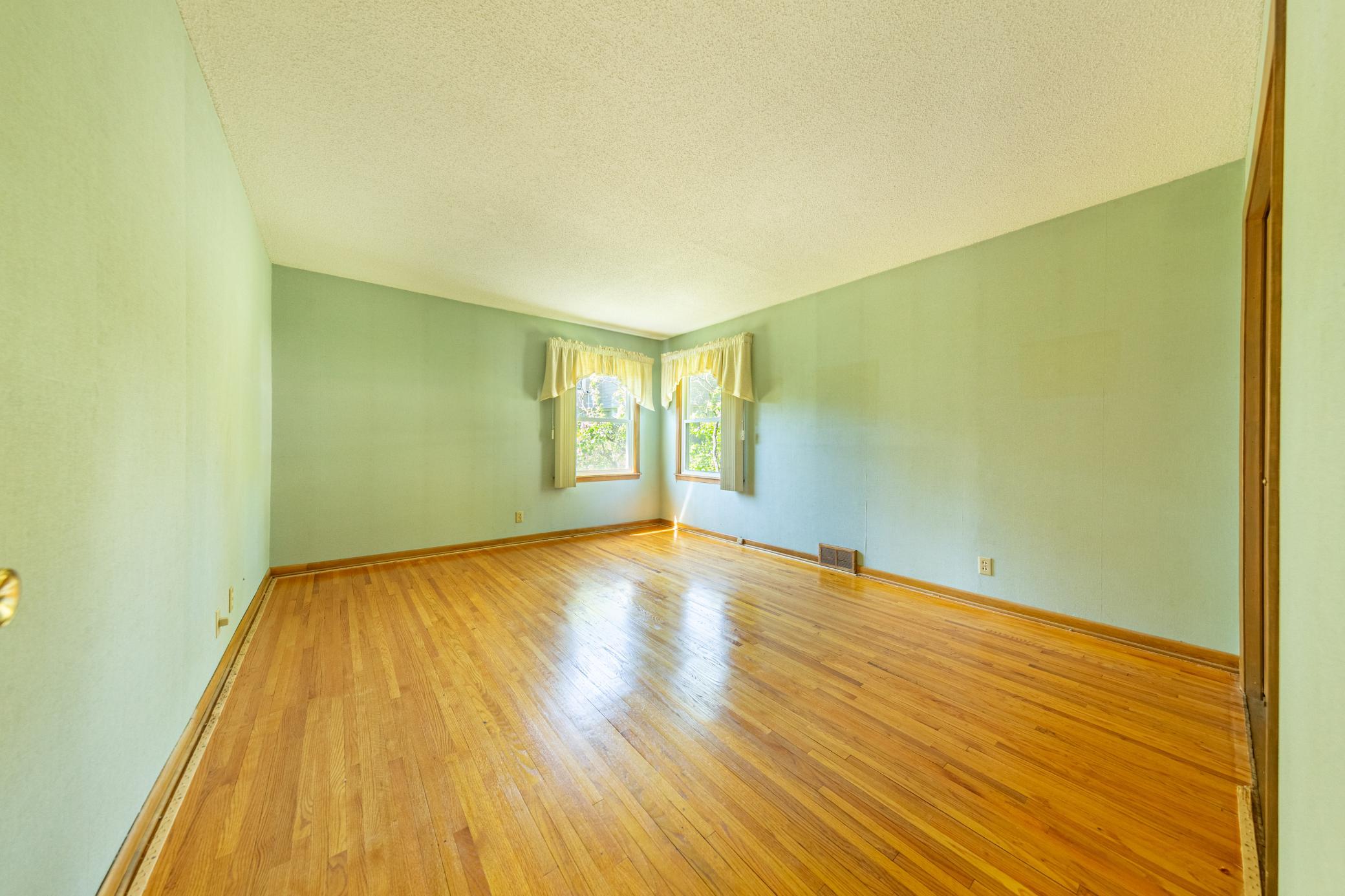 1 of 3 bedrooms on the main floor
