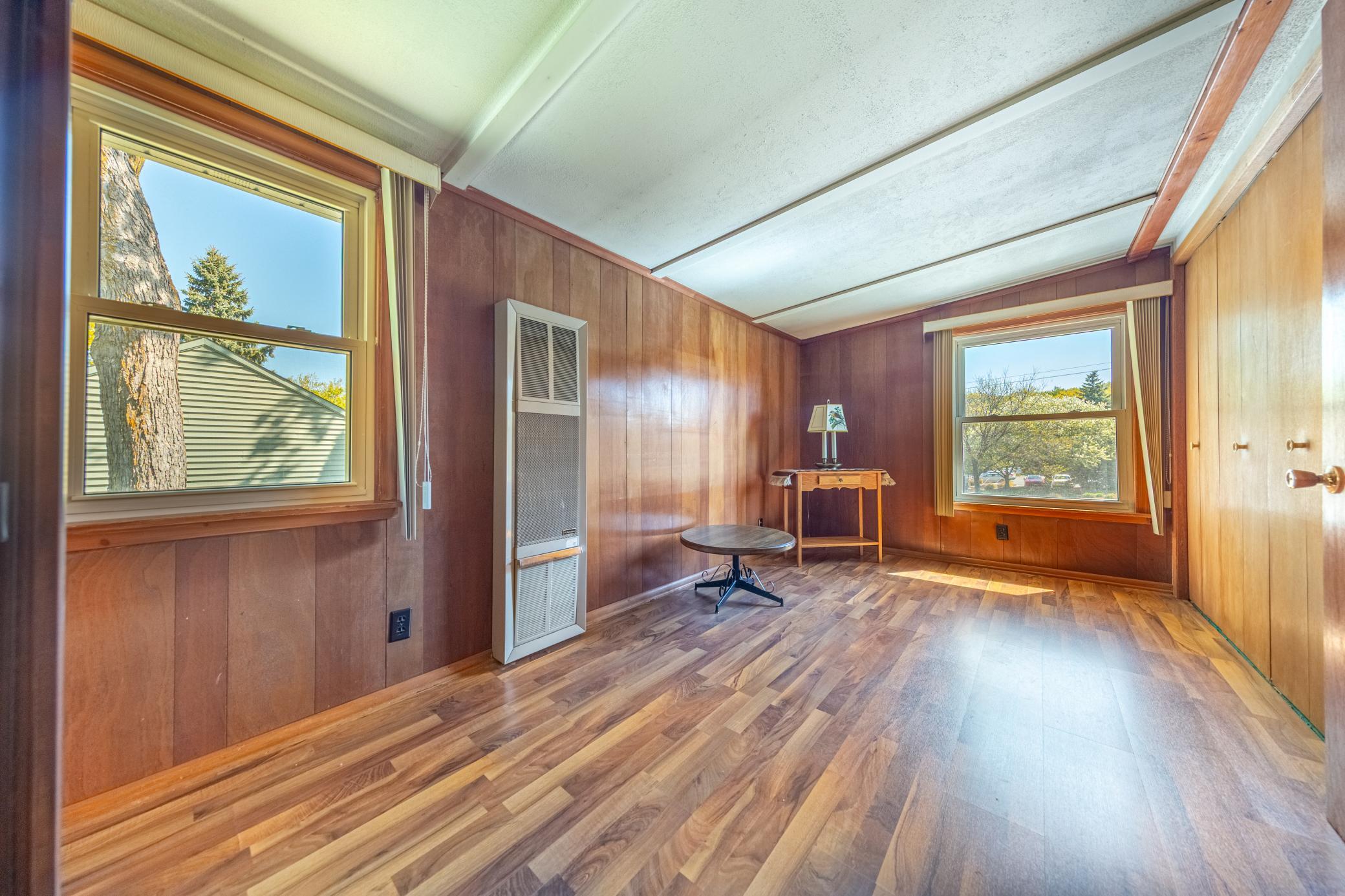 1 of 3 bedrooms on the main level