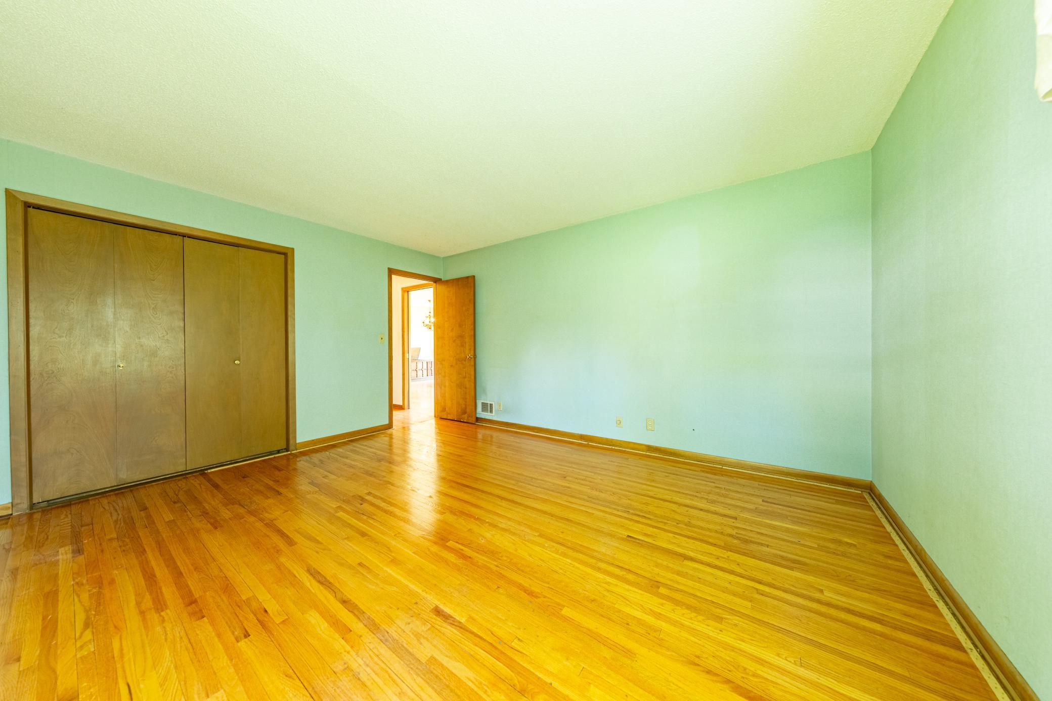 1 of 3 bedrooms on the main floor