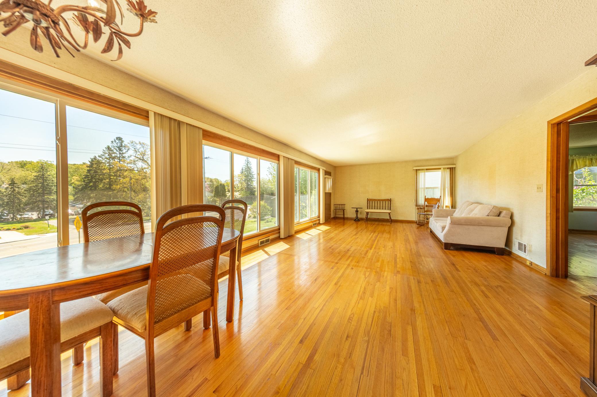 Lots of natural light