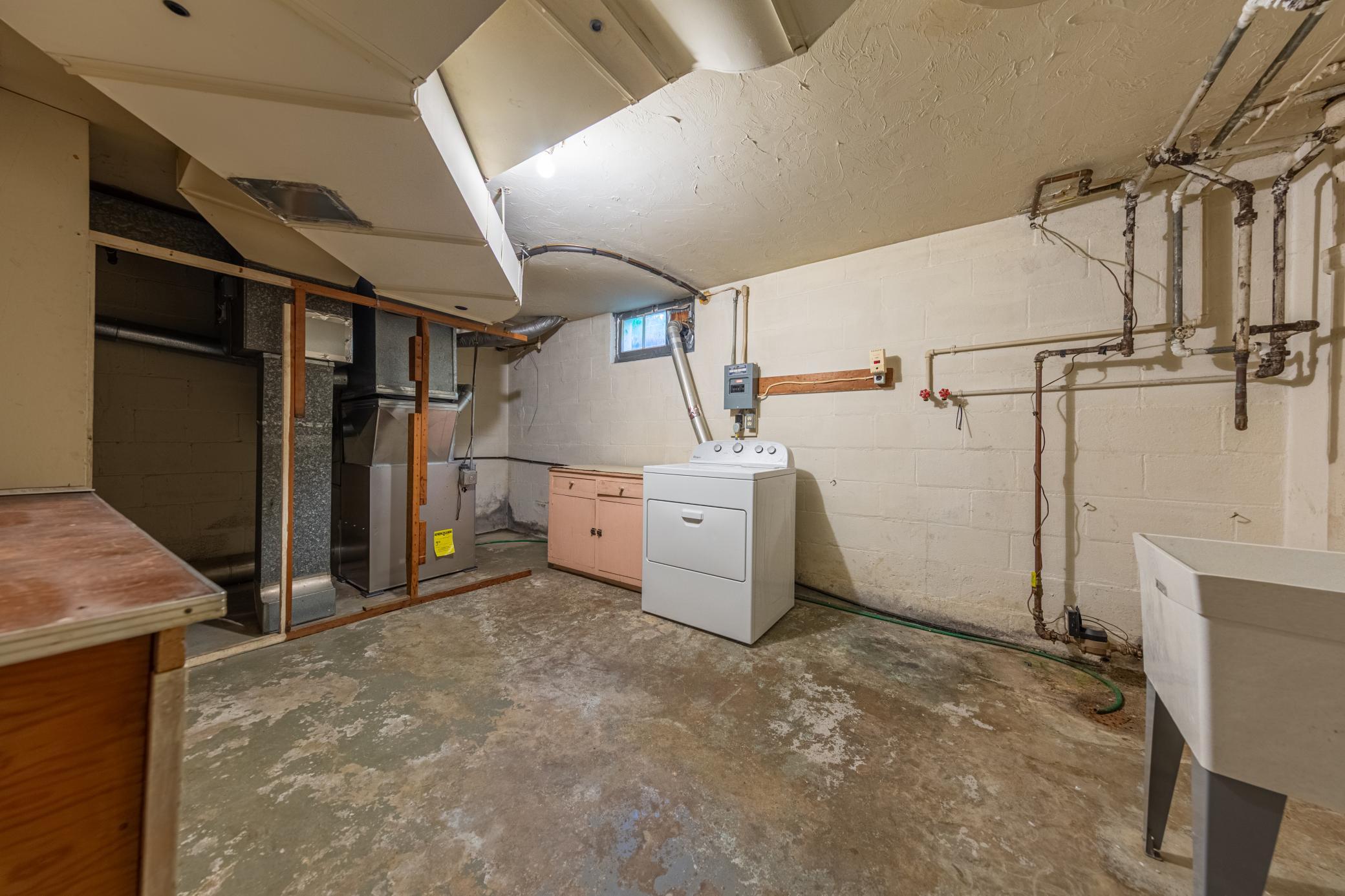 Laundry and utility room