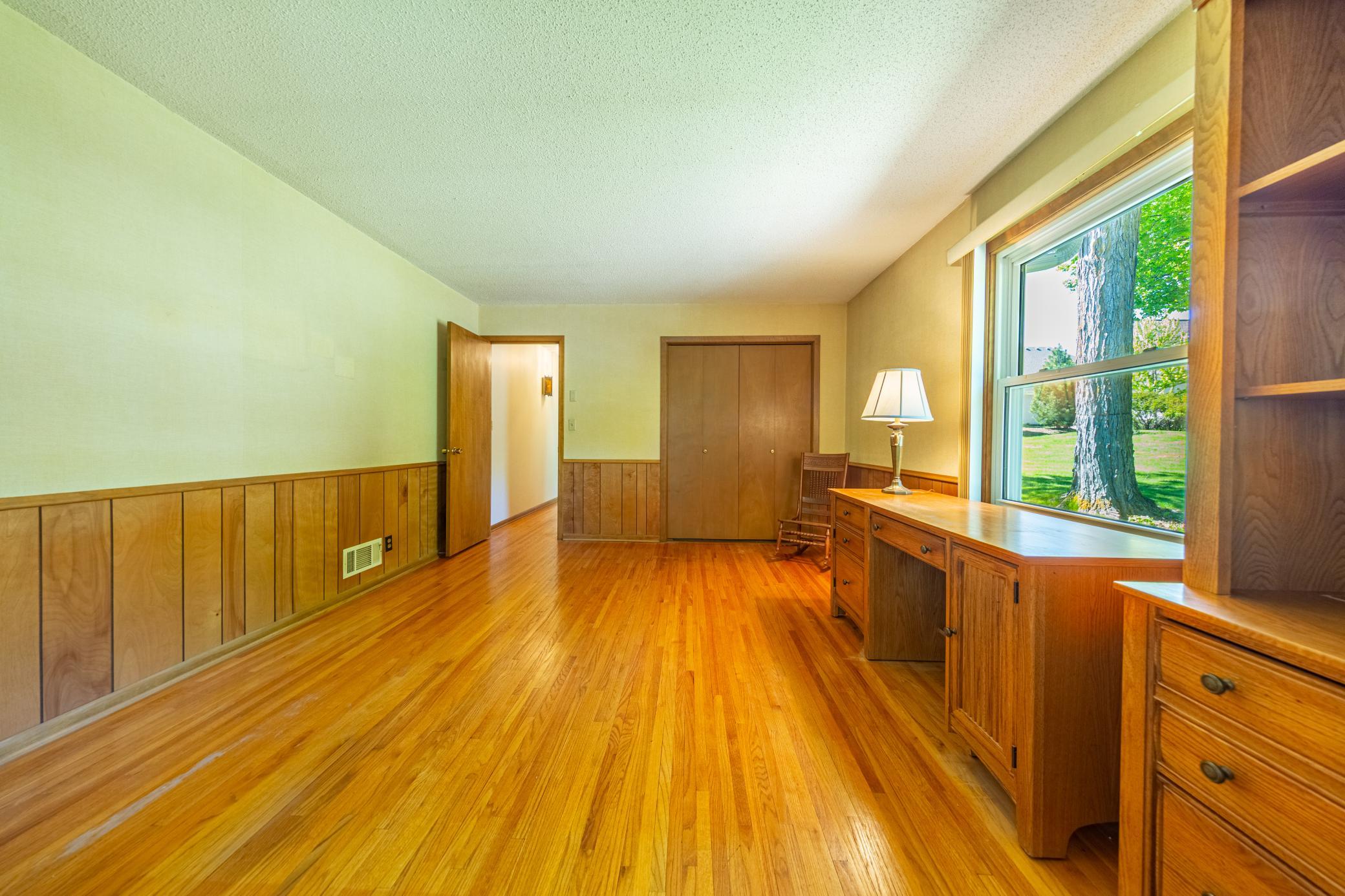 1 of 3 bedrooms on the main floor