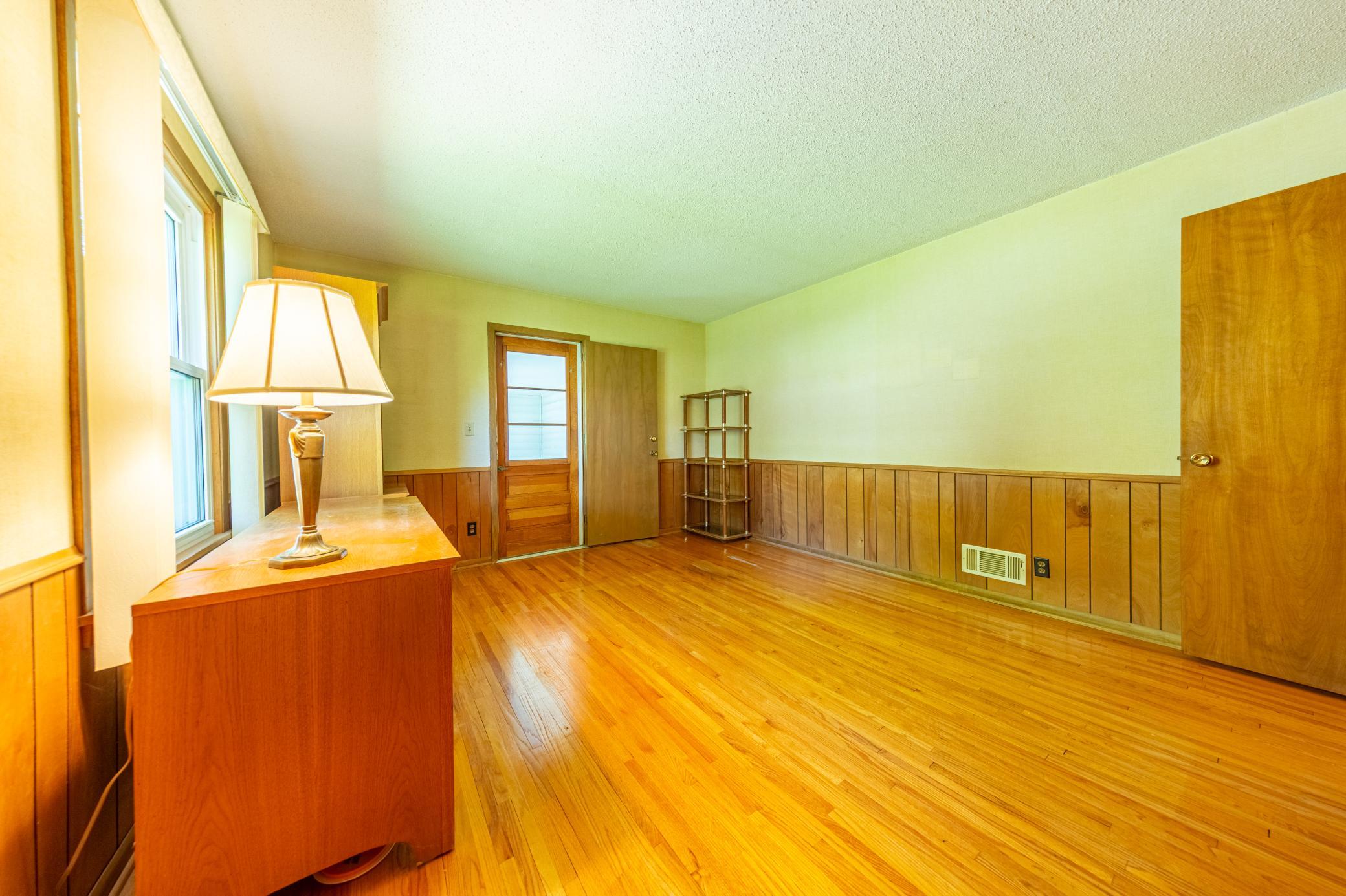 1 of 3 bedrooms on the main floor