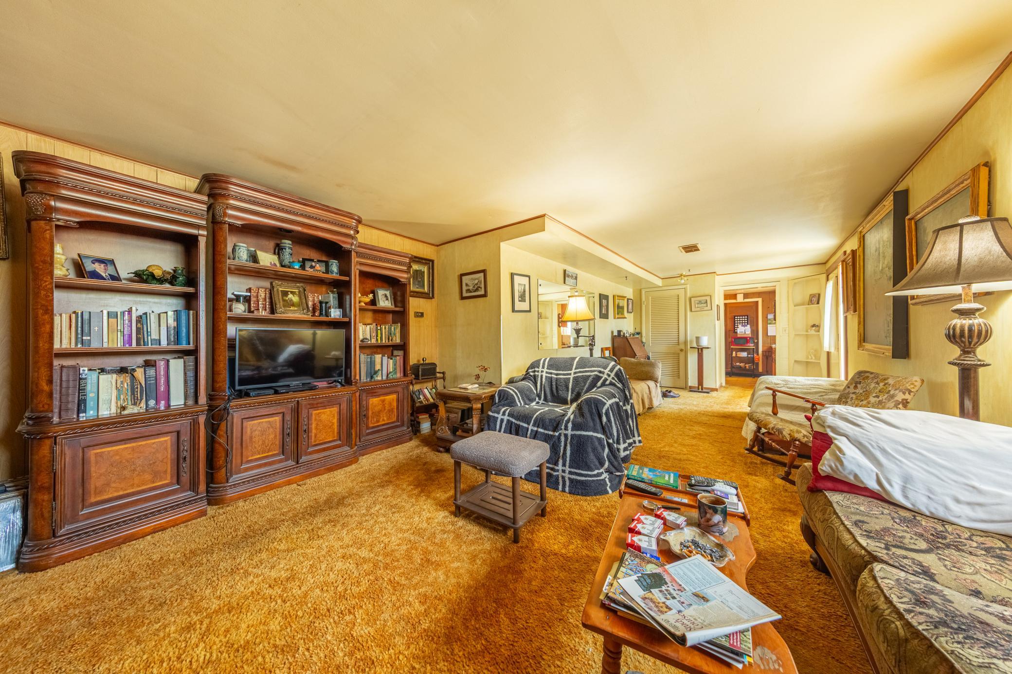 Family room in "Mother-in-law" area