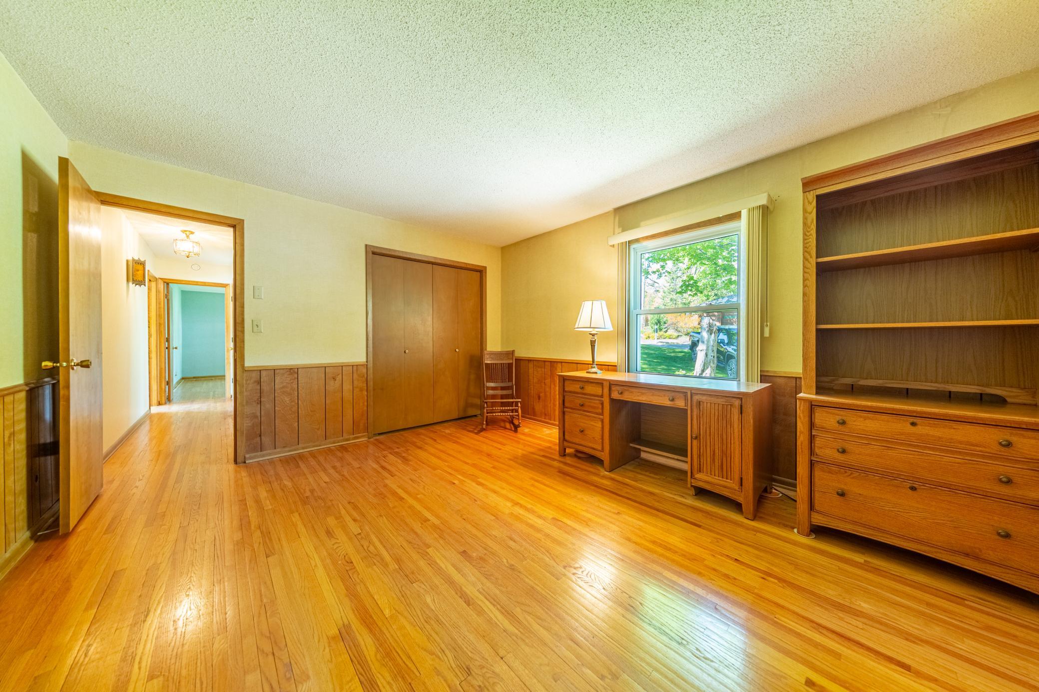 1 of 3 bedrooms on the main floor
