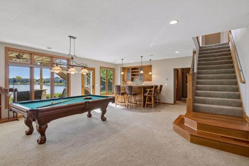 The walkout lower level expands the homeâs functionality, designed with gathering in mind
