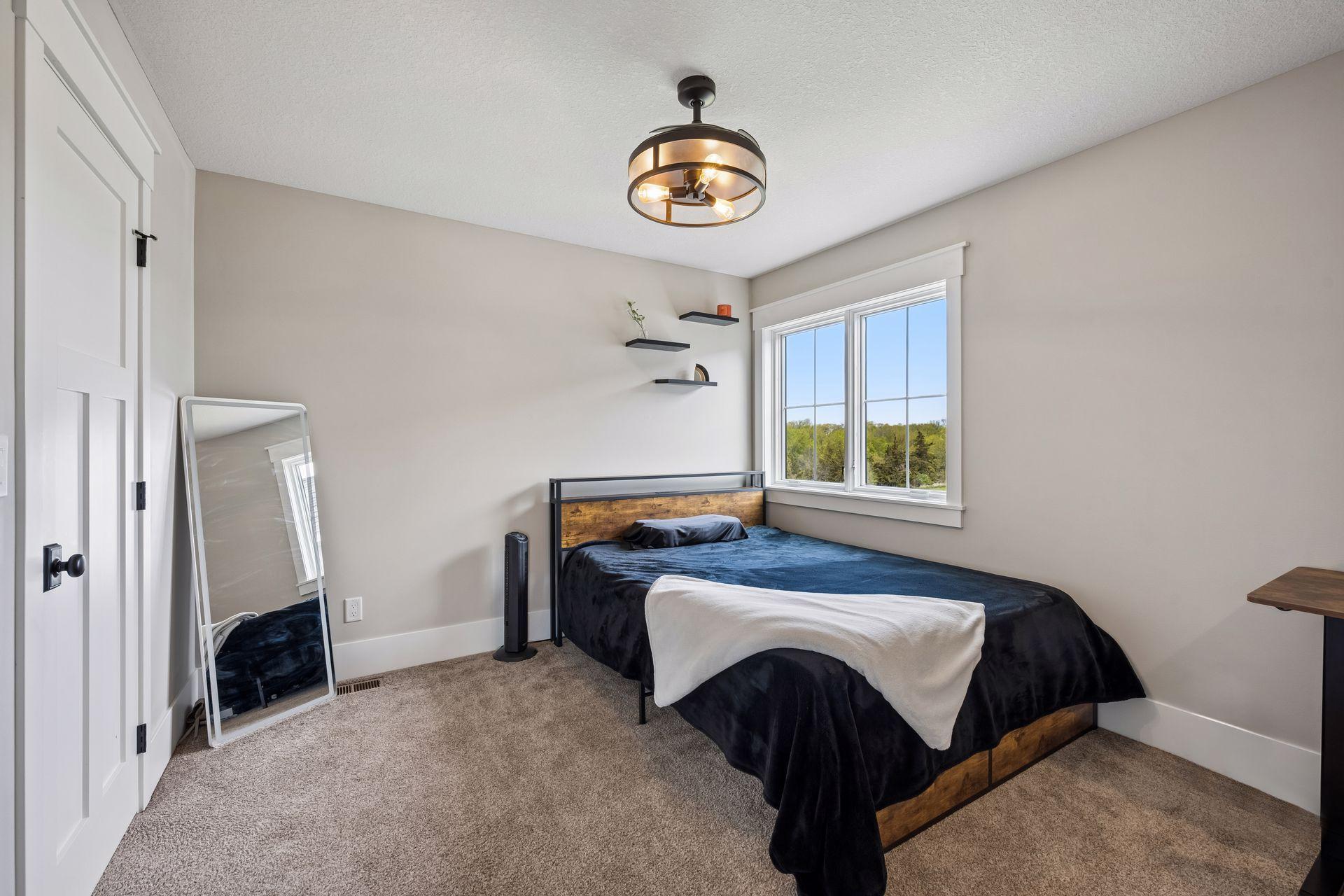 Upper level bedroom 3 is a junior suite with a private bathroom.